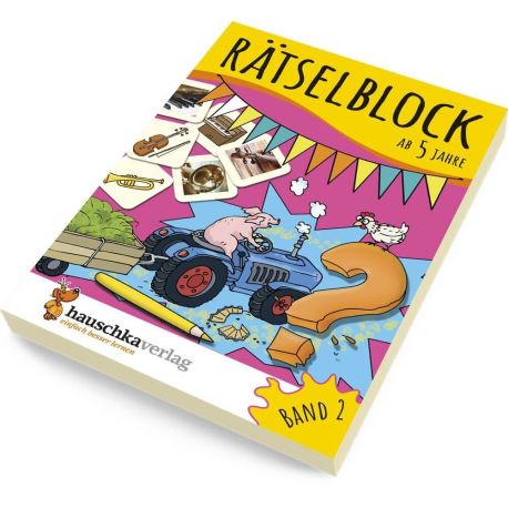 Rätselblock ab 5 Jahre, Band 2, sortiert