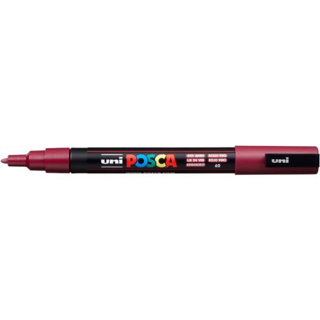 Marker UNI POSCA PC-3M weinrot