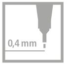 Fineliner STABILO® point 88® walletSTABILO point 88 10er Etui Fineliner sortiert 10 Farben