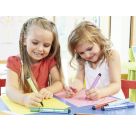 Gefederter Dreikant-Filzstift - STABILO Trio Scribbi - 8er Pack - mit 8 verschiedenen Farben