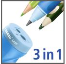 Ergonomic container sharpener STABILO® EASYsharpenerErgonomischer Dosenspitzer STABILO® EASYsharpener
