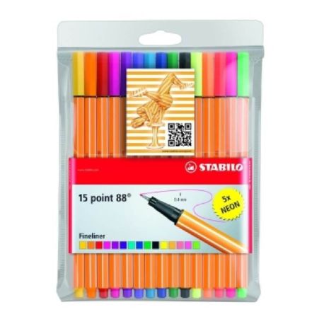 Fineliner STABILO® point 88® walletFineliner STABILO® point 88® Etui