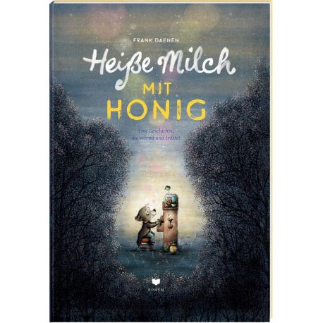 Heiße Milch mit Honig