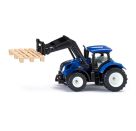 SIKU 1544 New Holland mit Palettengabel und Palette