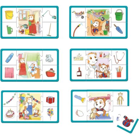 Schmidt Spiele 51442 Bring mich mit - Bobo Siebenschläfer, Was gehört wozu?