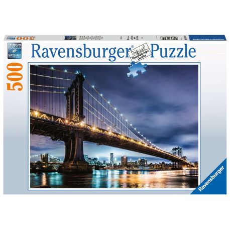 Ravensburger 16589 Puzzle New York - die Stadt, die niemals schläft 500 Teile