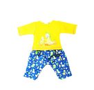 Puppen-Strickpullover mit Hose Dino, Gr. 28-35 cm