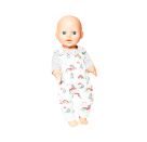 Puppen-Strampler mit T-Shirt Pinguin Pünktchen, Gr. 28-35 cm