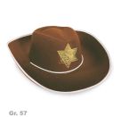 FRIES - Cowboyhut braun, Gr. 57 cm