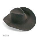 FRIES - Cowboyhut braun, Gr. 58 cm