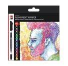 Marabu Permanent Marker Graphix 12er-Sortierung SIGNIFICANT