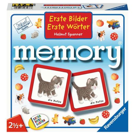 Ravensburger Kinderspiele, 88688 Erste Bilder - Erste Wörter memory®, mit Motiven aus dem Kinderbuch Bestseller von He