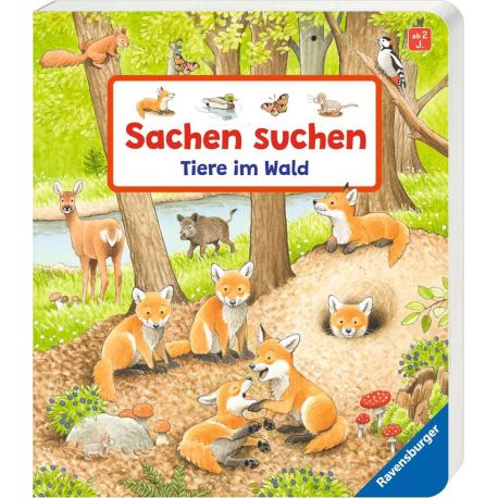 Sachen suchen: Tiere im Wald