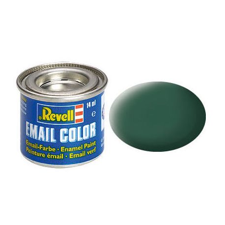 dunkelgrün, matt 14 ml-Dose, Revell Modellbau-Farbe auf Kunstharzbasis