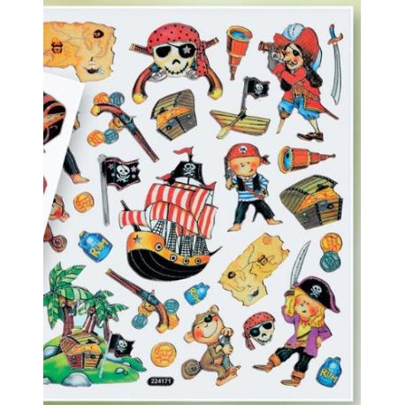Hobby-Design Sticker Piraten