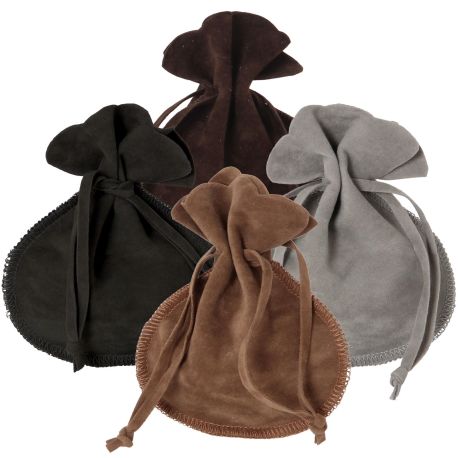 Beutel Wildlederoptik klein