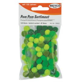 Pom Pom Set Grün-Töne