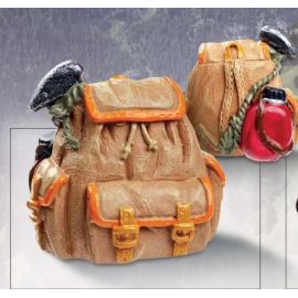 Rucksack, Trekking braun, 3,5