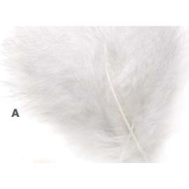 Truthahn-Federn 15cm, weiss
