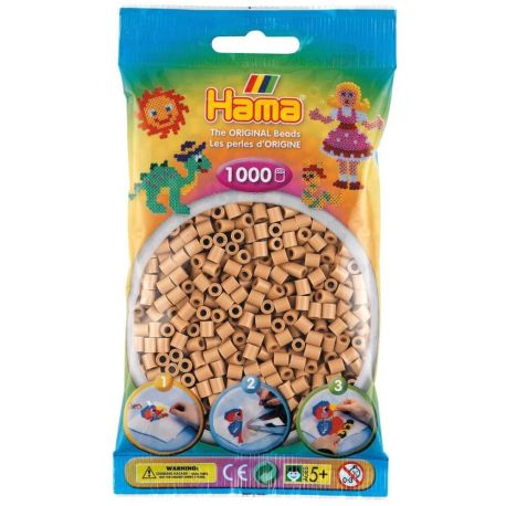 Hama® Bügelperlen Perlenbtl. 1000 St. Cappuccino.