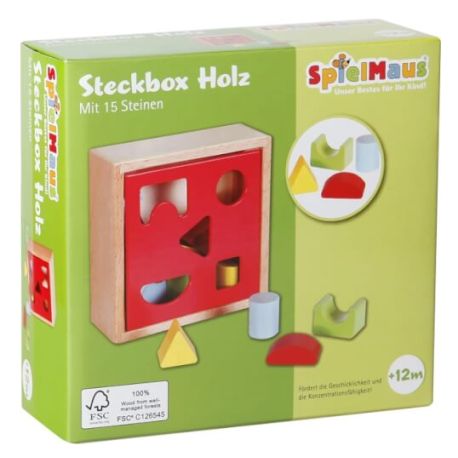 STECKBOX HOLZ       10 STEINE