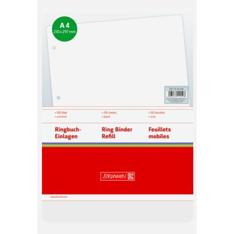 Ringbucheinlage A4 unlin 100Bl