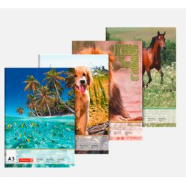 Zeichenblock A3 Tiere 20 Bl Zeichenblock A3 Tiere 20 Bl