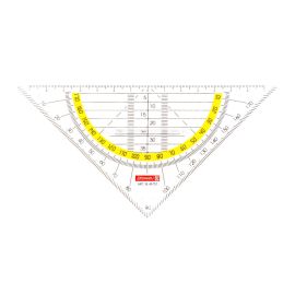 Geodreieck 16cm klar m.Griff