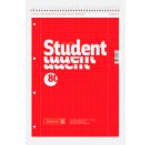 BRUNNEN 106791201  Collegeblock Spirale oben  Student  Deckblatt: rot