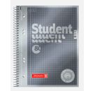 BRUNNEN 1067152  Collegeblock  Student  Premium  Deckblatt: anthrazit-metallic
