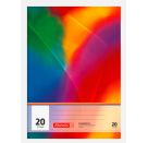 BRUNNEN 104432002  Schulheft  mehrfarbig