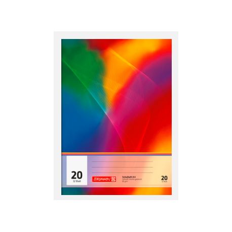 BRUNNEN 104432002  Schulheft  mehrfarbig