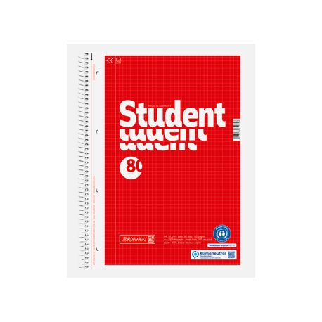 Collegeblock A4 kar 80Bl RCP