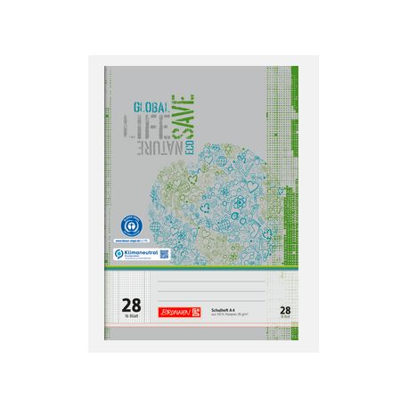 Schulheft A4 Lin28 16Bl RCP