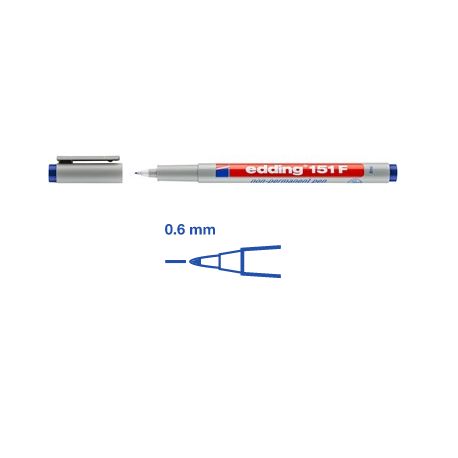 e-151 F non-perm, blau