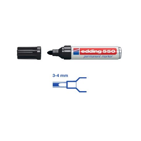 e-550 perm.marker, schwarz