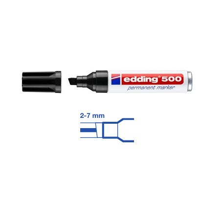 e-500 perm.marker, schwarz