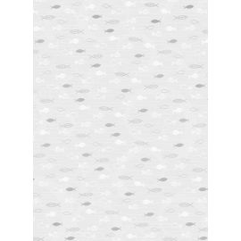 Transparentpapier A4 Fisch silber