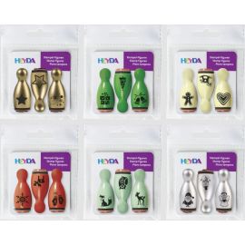 Stempel-Figuren, sort. Weihn. (Motiv nicht auswählbar)