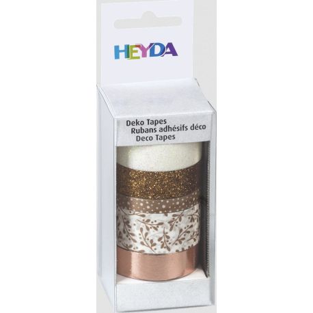 Deko Tape 5er Mix, rosegold