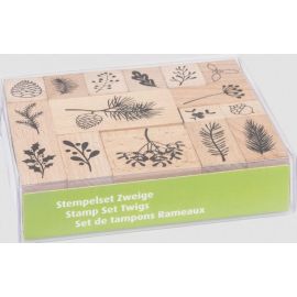 Stempelset Zweige