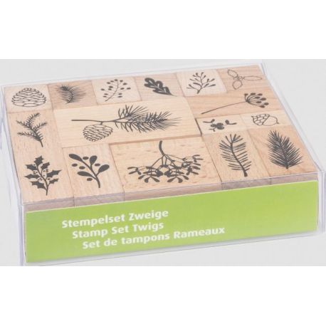 Stempelset Zweige