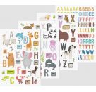 Fenstersticker ABC Tiere