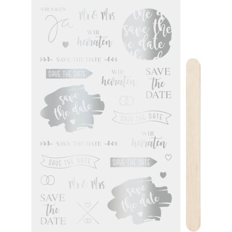 Rubbelsticker Save the Date si