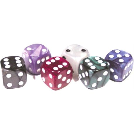 Würfel Perlmutt W06 16mm Fix5