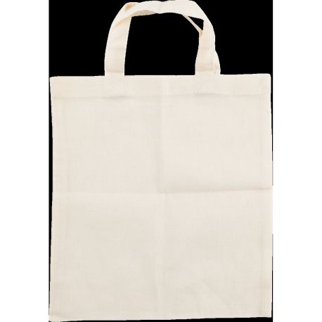 BAUMWOLLTASCHE 25X22CM NATUR