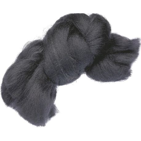 Märchenwolle schwarz 10g