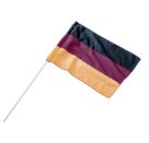 Deutschland, ca.  30 x 45 cm, mit Stab schwarz/rot/gelb