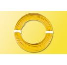 Kabelring, 0,14 mm gelb,10m