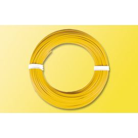 Kabelring, 0,14 mm gelb,10m